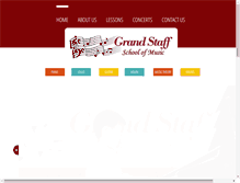Tablet Screenshot of grandstaffmusic.ca